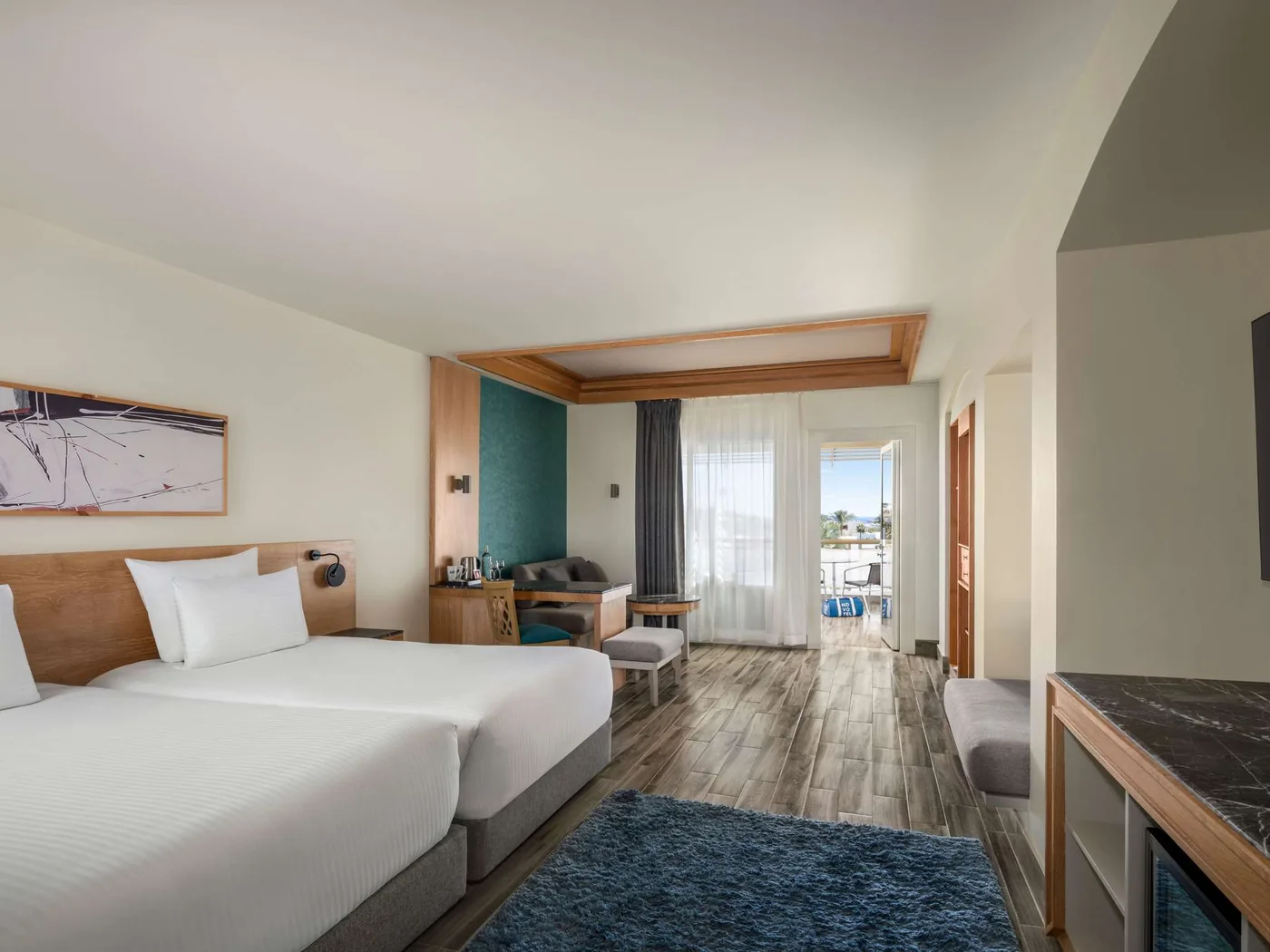Номер с двумя кроватями в Novotel Sharm El Sheikh